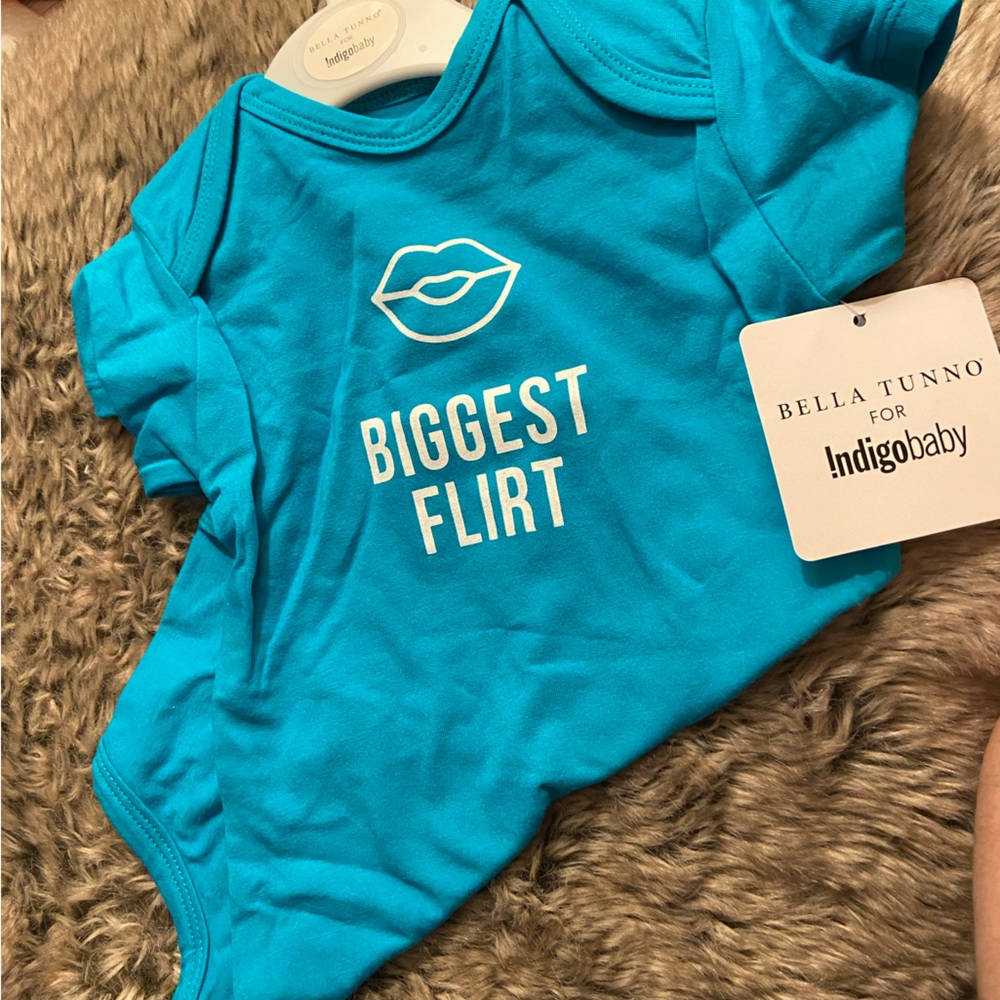 🧡 Indigo Baby Onesie: 3-6 months